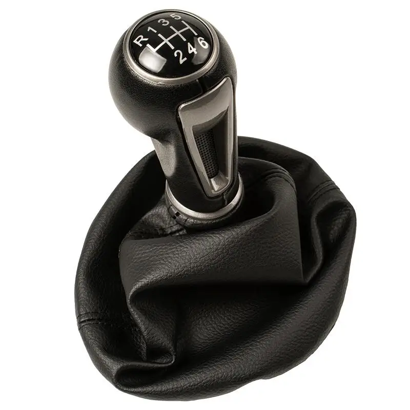 Gear Shift Knob Shifter Lever Stick Gaiter Boot Cover Cars Accessories Replacement Parts For SEAT IBIZA IV (6j) 2009-2017