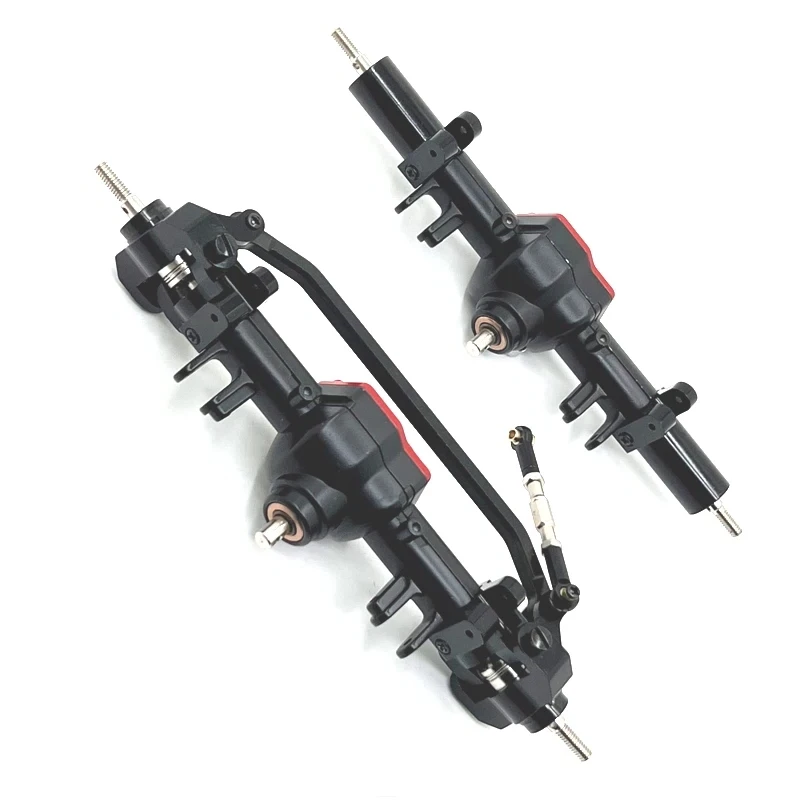 

Front & Rear Axle Differential Assembly Metal Upgrade Parts For 1/12 RC Off-road Crawler Car, Durable Replacement Spare Accessor