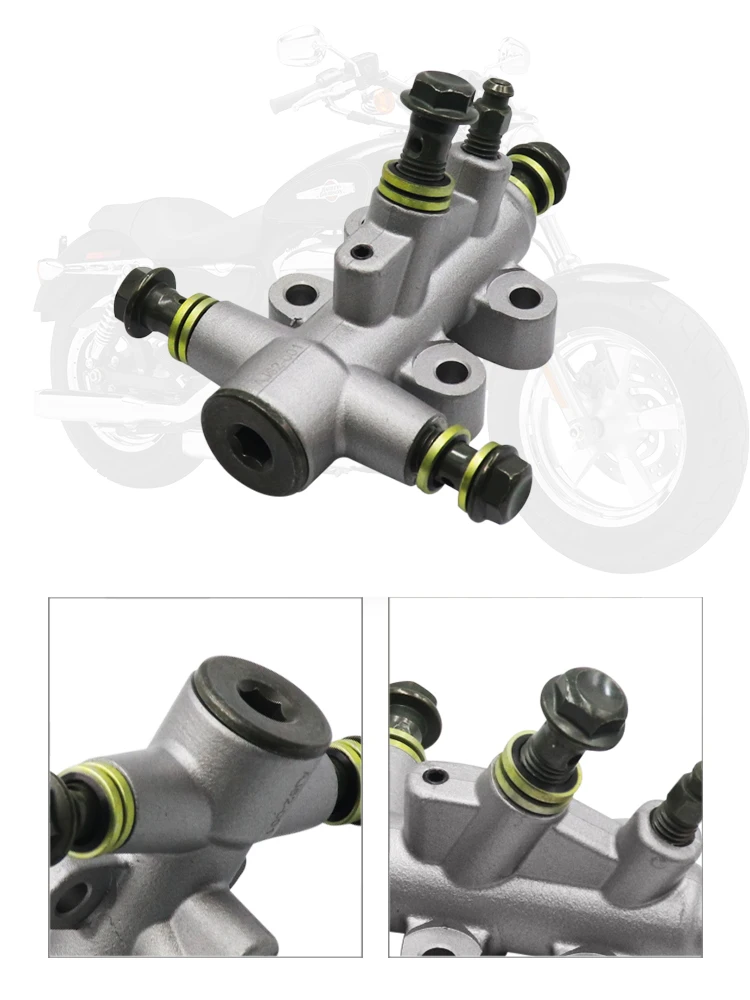 Motorcycle Linkage Brake System Combination Brake System Material is Made of Aluminum Pistons 15mm Sturdy Factory Direct Sales