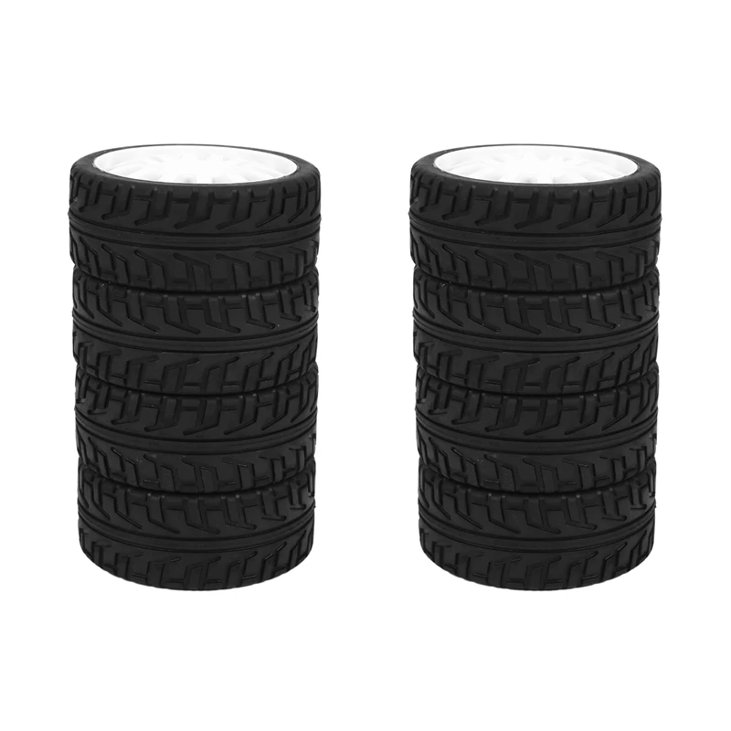 

8PCS 1/8 RC Car Rubber Tyres Plastic Wheels For Redcat Team Losi VRX HPI Kyosho HSP Carson Hobao 1/8 Buggy /On-Road Car