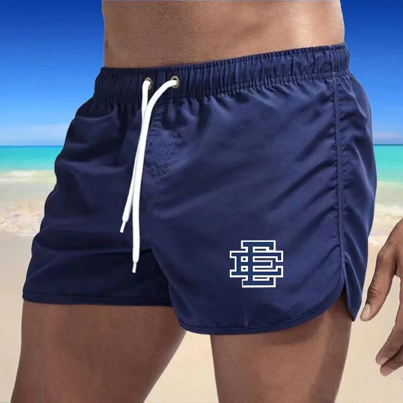 2024 Nieuwe Zomer Heren Zwemsport Zwemkleding Man Hardloop Badpak Zwembroek Sexy Strand Short Surfplank Mannelijke Kleding Broek