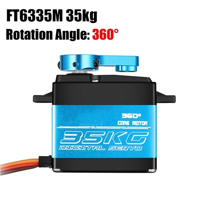 Digital Servo FT5330M 35KG Metal Gear Waterproof Servos High Speed Torque 25T Arm For 1/8 1/10 RC Car Auto Roboter Boat