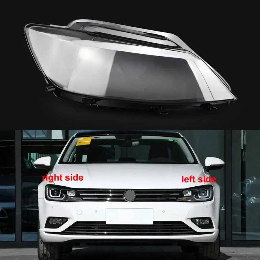 

For Volkswagen VW Lamando Xenon LED 2015 2016 2017 2018 Headlight Cover Headlamp Lamp Shell Plexiglass Replace Original Lens