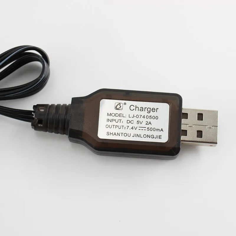 BEDW-Quick Charge Battery 7.4V 500Mah USB Rechargeable For Wltoys 244016 A800 RC Car Vehicle Models