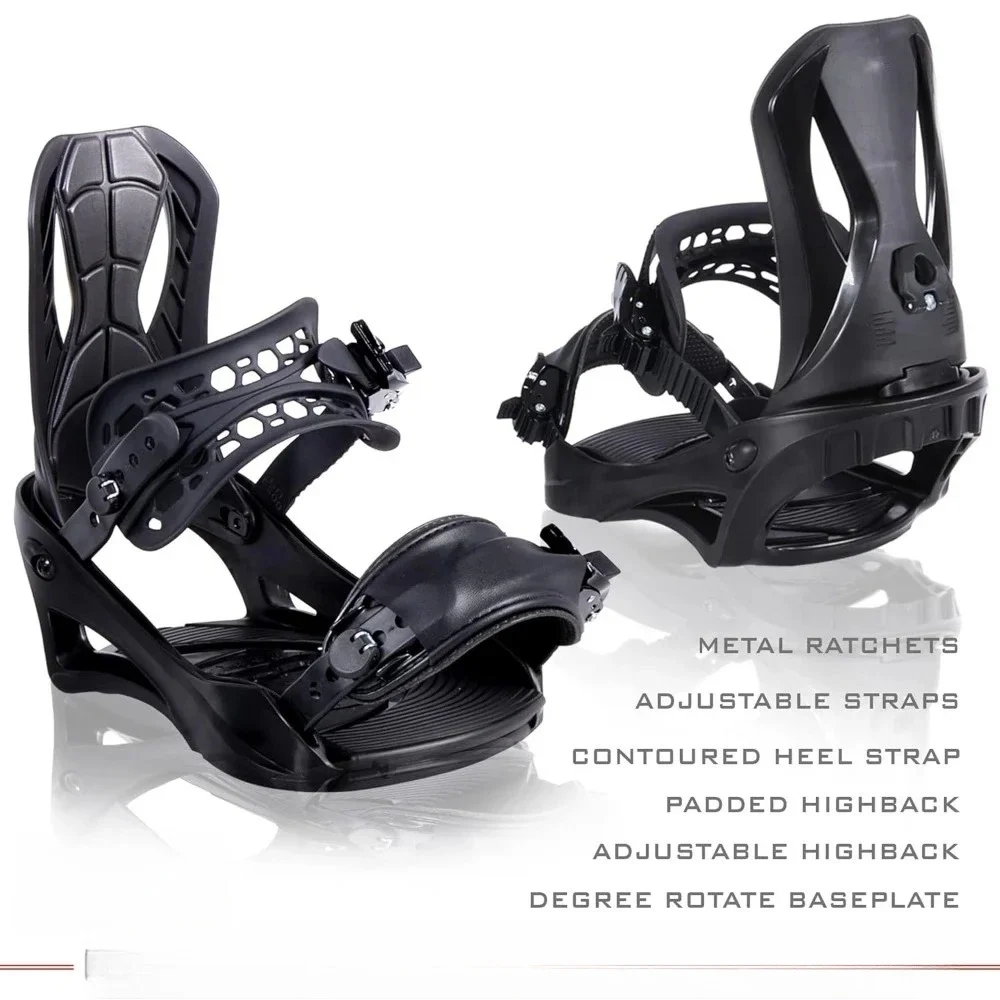 Pacchetto snowboard e rilegatura Summit: il miglior snowboard e leganti per tutti i terreni, doppio direzionale, con profilo ibrido per tutti i livelli