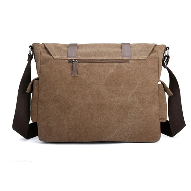 Heren Vintage Canvas Tas Heren Casual Crossbody Tas Voor Heren Messenger Bag Man Reizen Schoudertassen Bolsa Masculina Hoge Kwaliteit