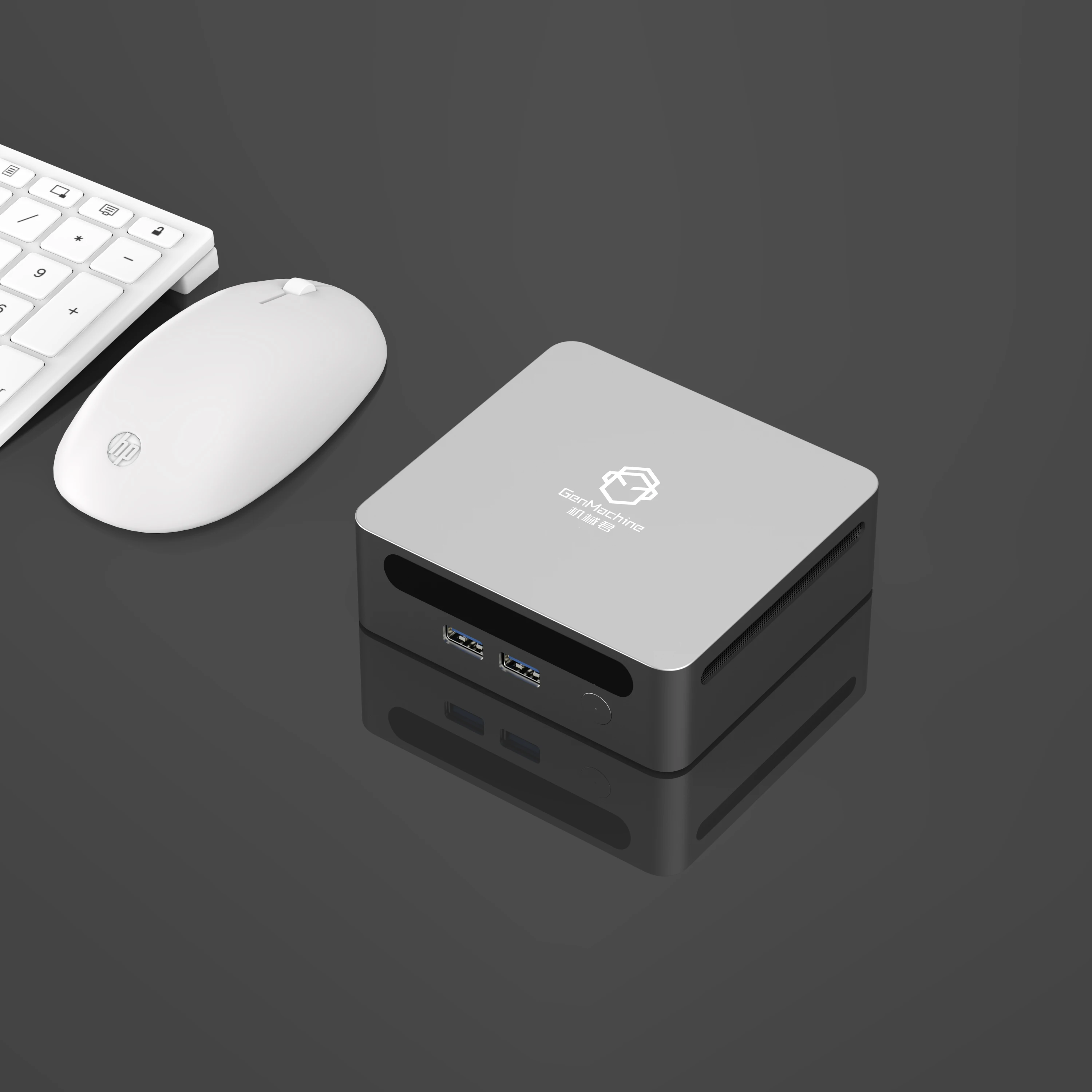 GenMachine Ryzen 7 5700U Mini PC per laptop e computer desktop Windows 11 Pro 16 GB/32 GB DDR4 Dual Channel WIFI6 PC da gioco