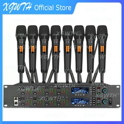 True Diversity Wireless Microphone UHF Digital 800 Channels Mic System KSM9 Handheld Karaoke for DJ Audio Studio Stage Amplifier