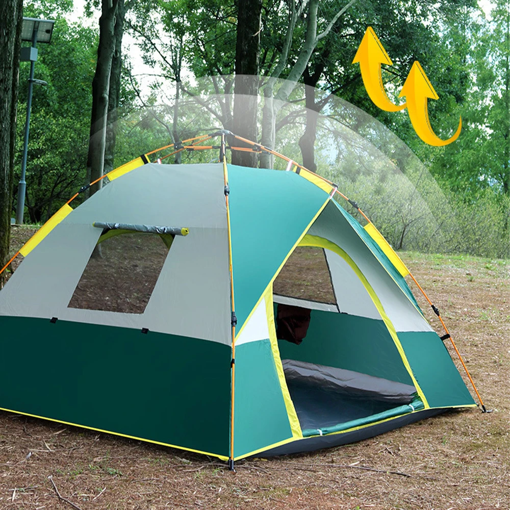 

Modification Wholesale Outdoor 2-3 PersonS Waterproof UV Protection Family 4 Seasons Automatic Lightweight Camping Tent