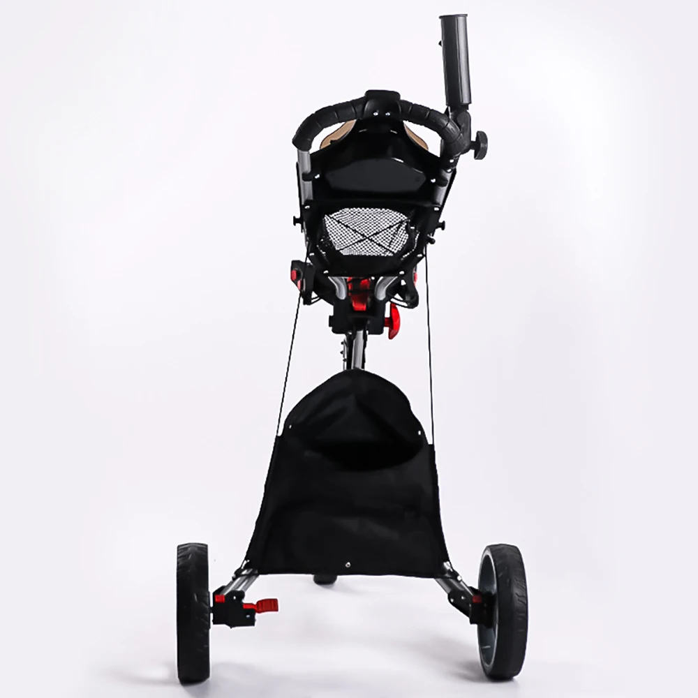 

Тележка для гольфа Складная тележка с алюминиевой рамой 3-колесная складная тележка Легкая прогулочная ручная тележка Разноцветные Cours