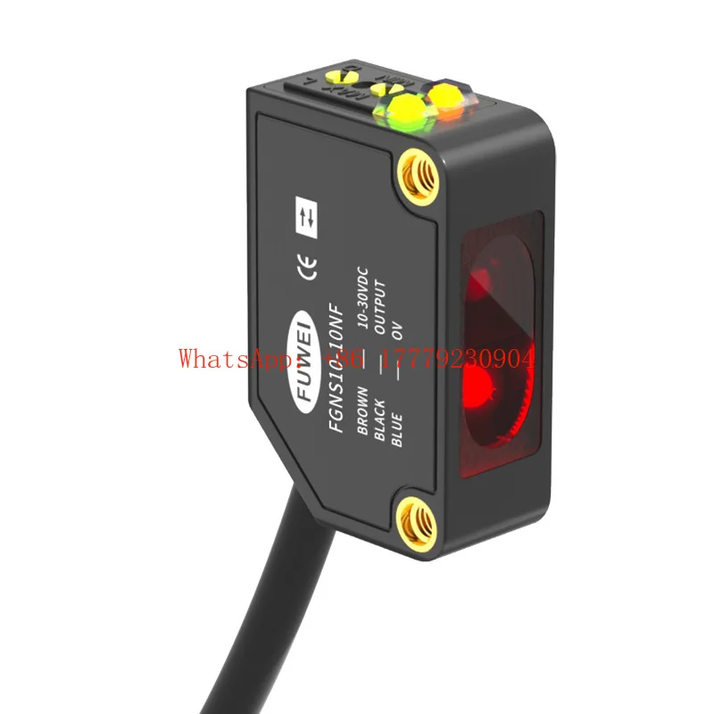 

FGNS10-10PF Оптический индуктивный датчик 24 В Диффузный отражающий красный видимый концентратор Фотоэлектрический тип