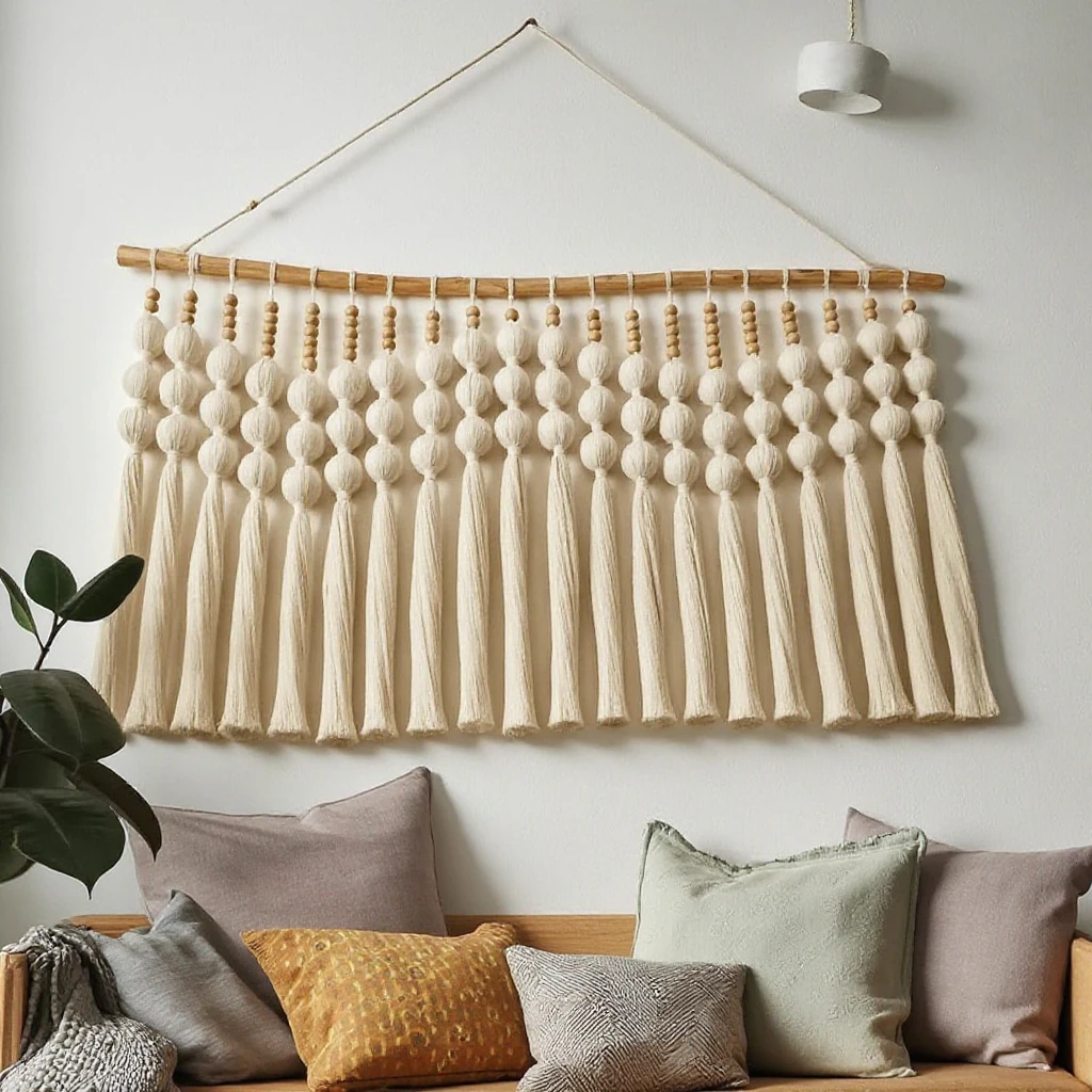 Boho colorful spherical macrame decoration art wall hanging designs tapestry home decoration wall decoration home living room