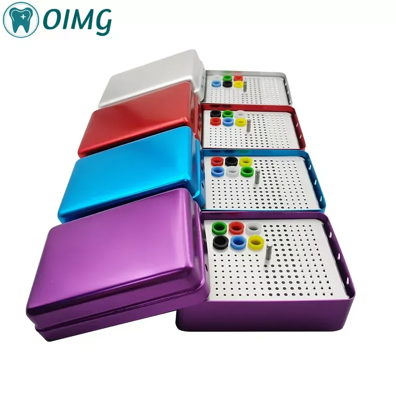 180 Hole Dental Autoclave Bur Sterilization Box Dental Needle Placement Box Dentistry Accessories