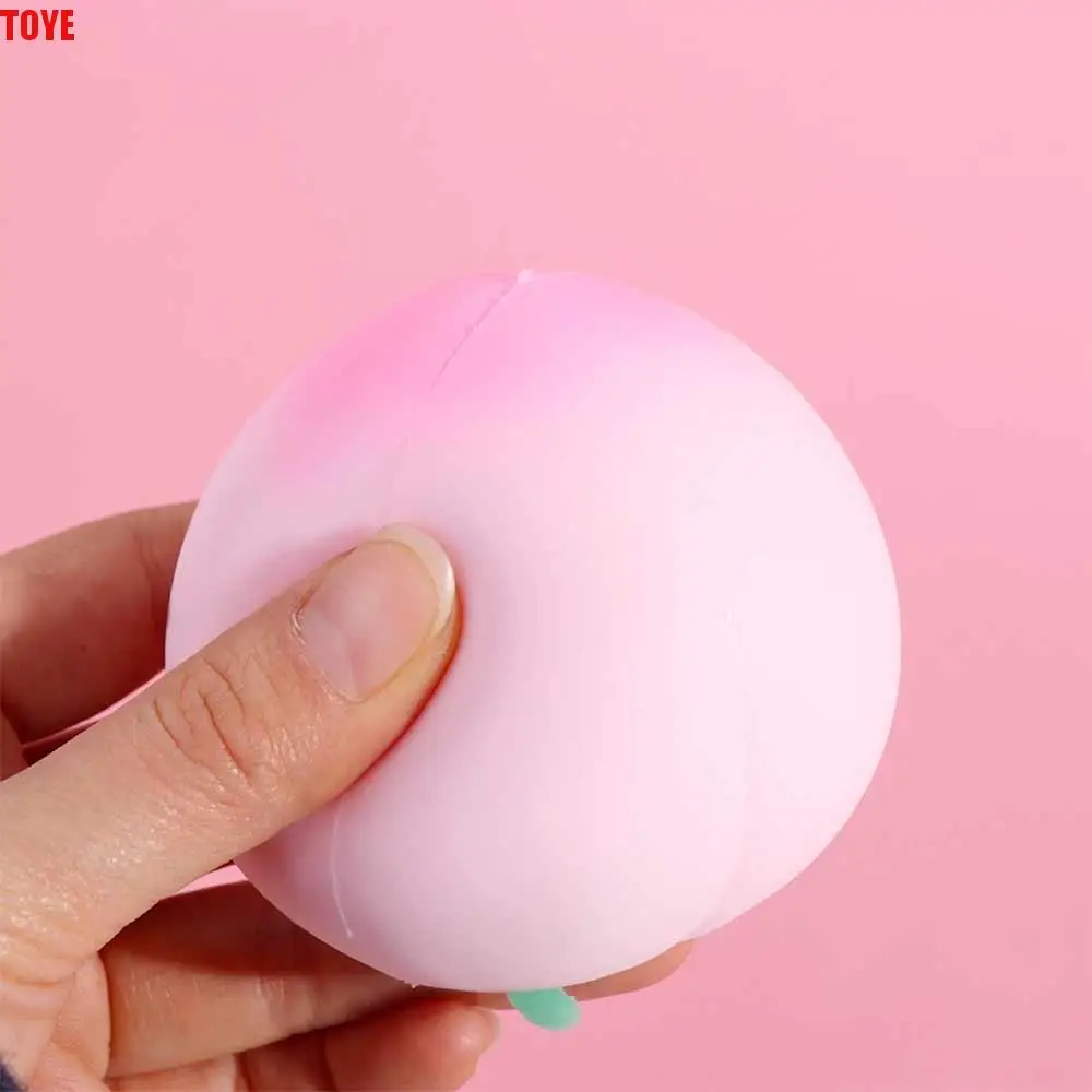 

Flexible Material Peach Squeeze Ball Comfortable Touch Slow Rebound Peaches Pinch Toys Durable Funny Office Worker