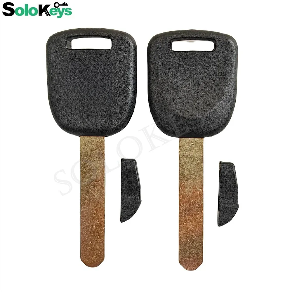 10Pcs/Lot SOLOKEYS HON66 Blade Replacement Transponder Key Shell Fob for Honda Car Holder Chip Hollow Uncut Blade Printed Logo view 3