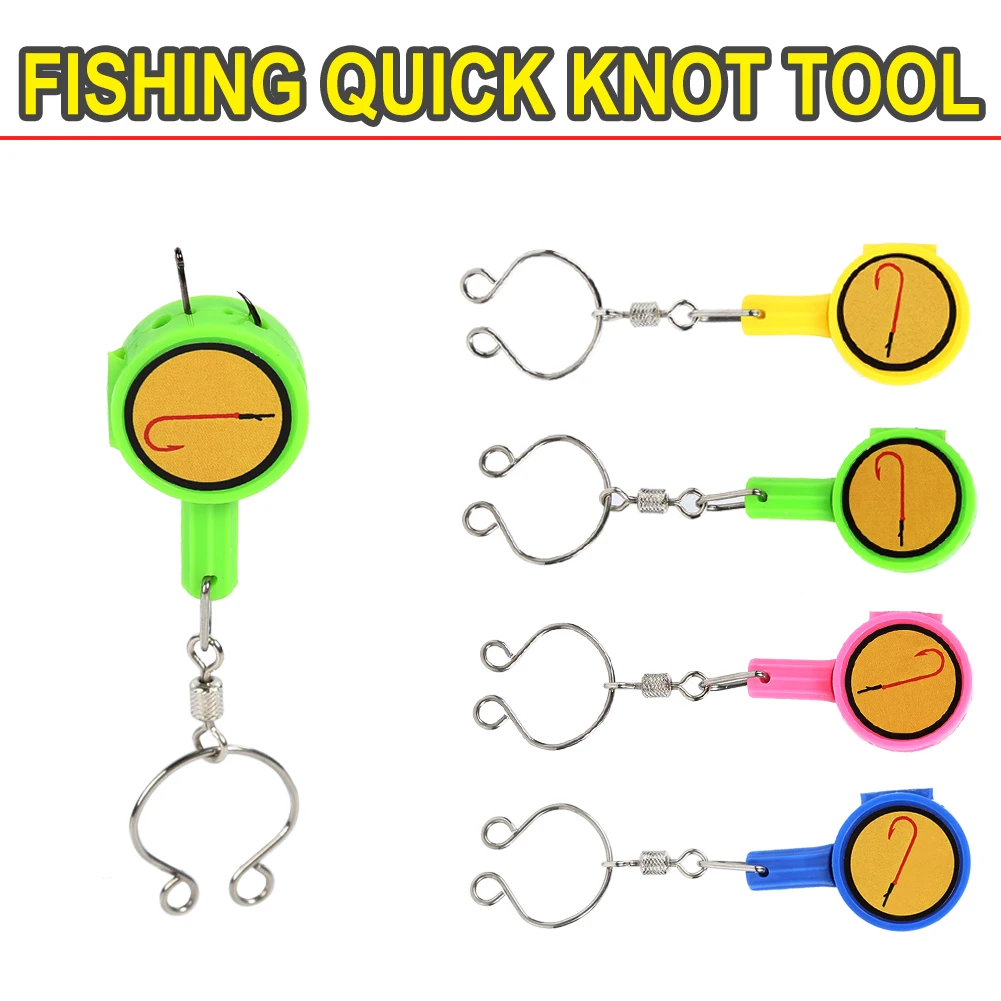 Fast Tie Nail Knotter Cutter Fishing Supplies/Goods/Tackle/Accessories ABS Fishing Quick Knot Tying Tool Cover Hooks