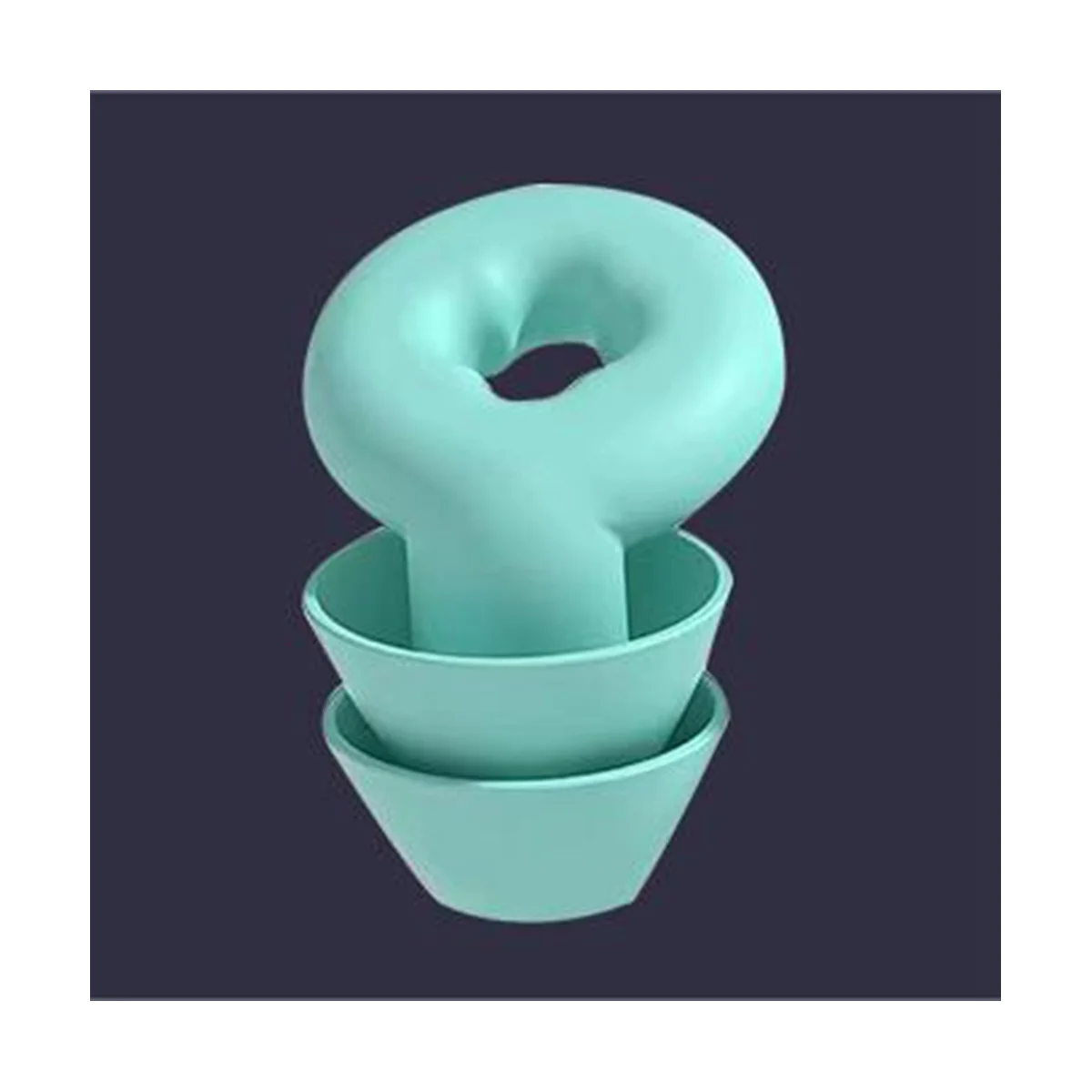 Weiche Ohr stöpsel zur Geräusch reduzierung wasserdichter Silikon-Ohr stöpsel für schlafende Flugzeuge Geräusche mpfindlichkeit grün