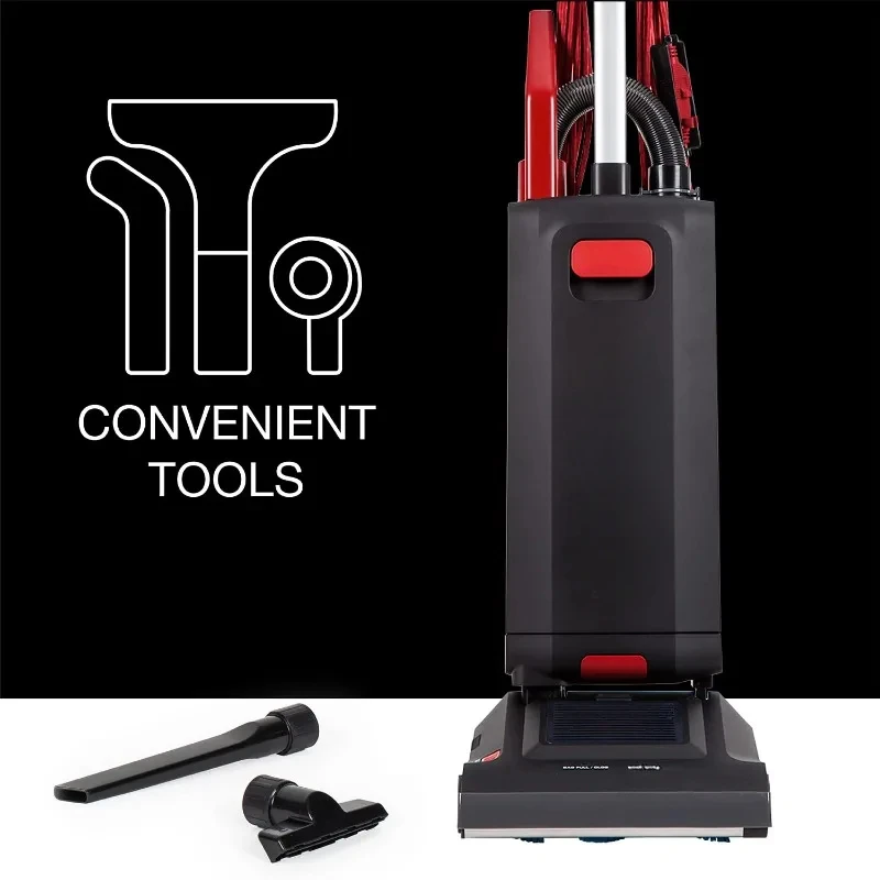 QuietClean Commercial Upright Vacuum, Delivers An Exceptional Cleaning Experience, Conveniently Clean Every Crevice