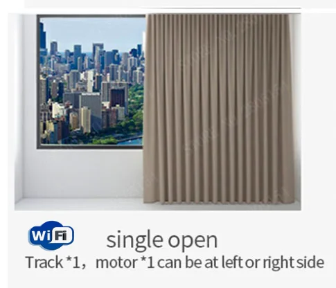 Wifi Zigbee Elektrische Slangengordijn Alexa Google Alice Voice Control Smart Home S Wave Custom Track Set