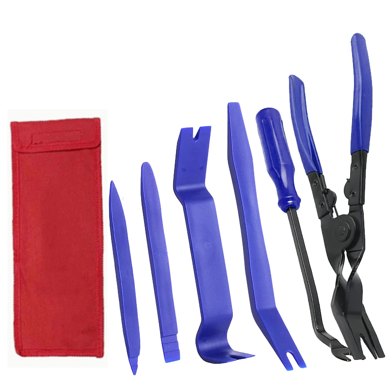 

Car Door Panel Dash Clip Car Trim Clip Removal Pliers Auto Headlight&Remover Tool Kit Vehicle Repair Maintenance Equipment Set