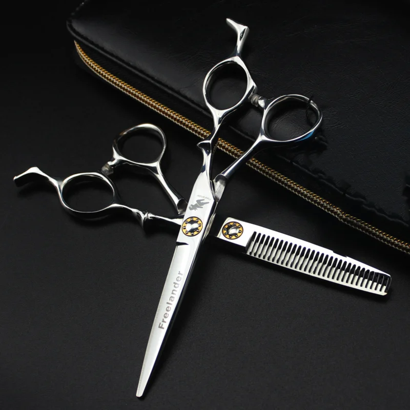 

6.0 inch Professional Hair Scissor Stainless Steel 440C Sharp Cutting Thinning Barber Haircut Hairdressing Shear Salon Tool