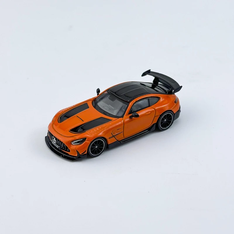 Diecast 1/64 Scale Mercedes-Benz Amg Gt Black Series Car Model Alloy Benz Amg Gt Collector Car Model Collectible Ornaments