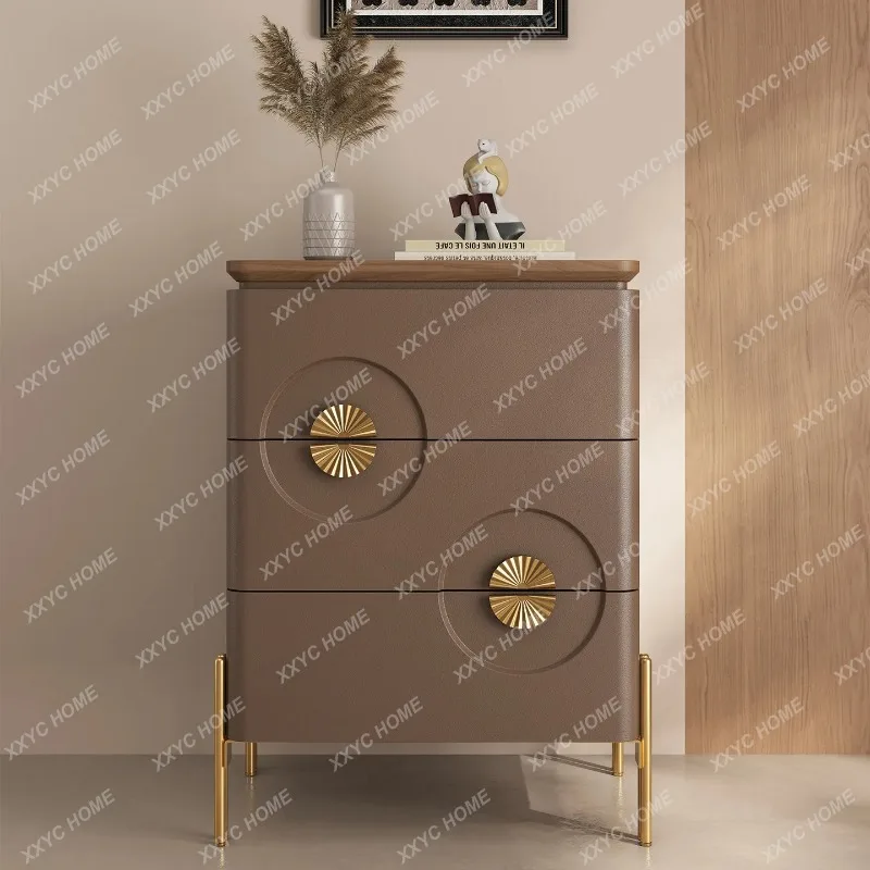 XXGlamour Unique Bedside Table Vintage Premium Aesthetic Elegant Nightstand Delicacy Tiny Cute  Home Furniture