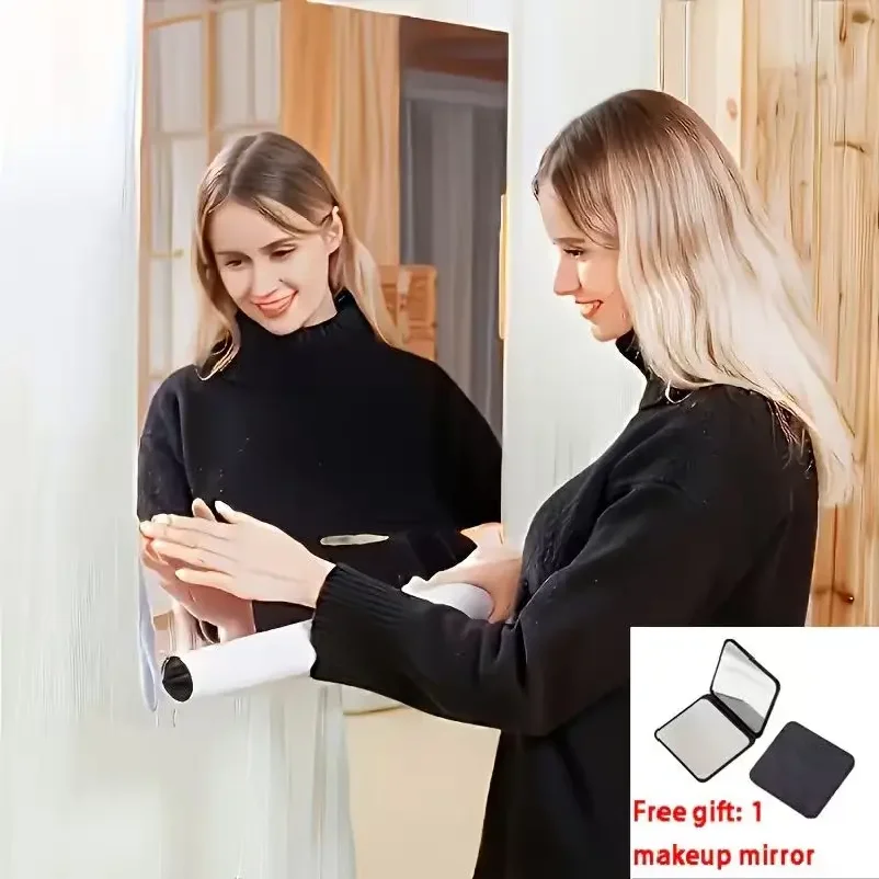 Mirror Wall Stickers Self-adhesive Square Soft Mirror Sticker DIY Acrylic 3D Wall Decal Stickers for Living Room Bathroom Decors