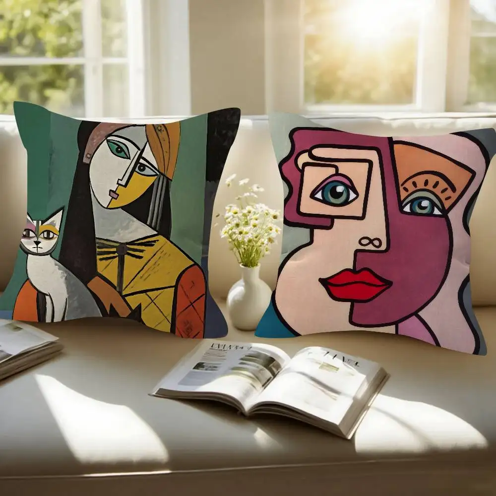 Painting art Picasso Cushion  Cushion Cover Decorative Pillow Sofa Home Decor case pillow cases