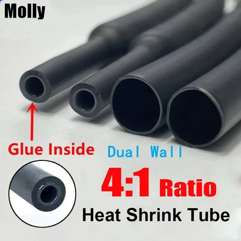 Dual Wall Heat Shrinkable Tubing with Glue High-Temperature Resistant Insulated Corrosion for Industrial Electrical Applications