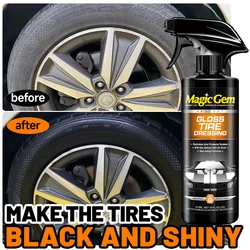 Magic Gem Car Tyre Polish Long Lasting Hydrophobic Coating Cleaner Sealing Wax Tyre Retreader GLOSS TIRE DRESSING G76