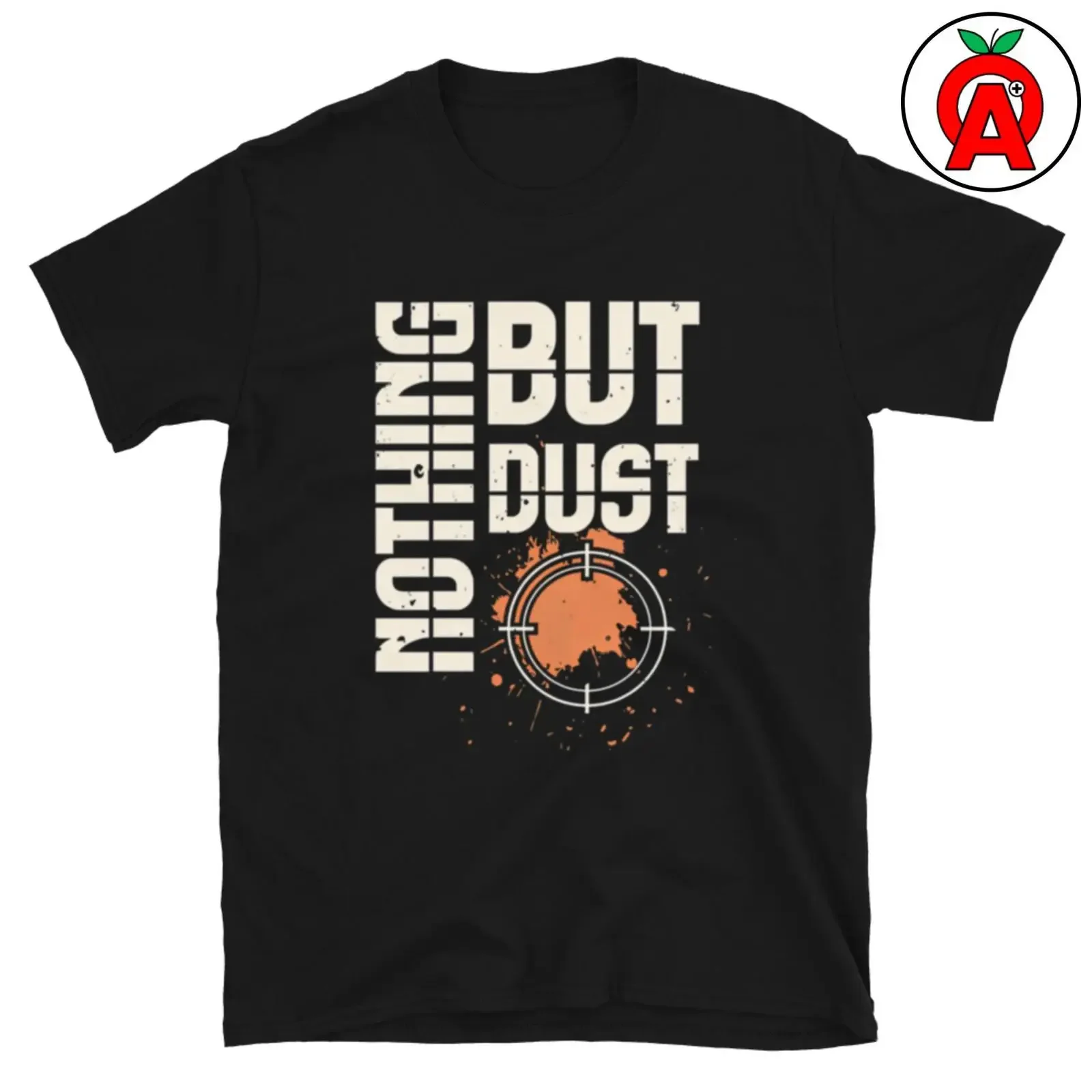 Skeet Shooting T Shirt Nothing But Dust Retro Range Day Cotton Crew Neck vintage Washed Comfortable graphic Casual streetwear