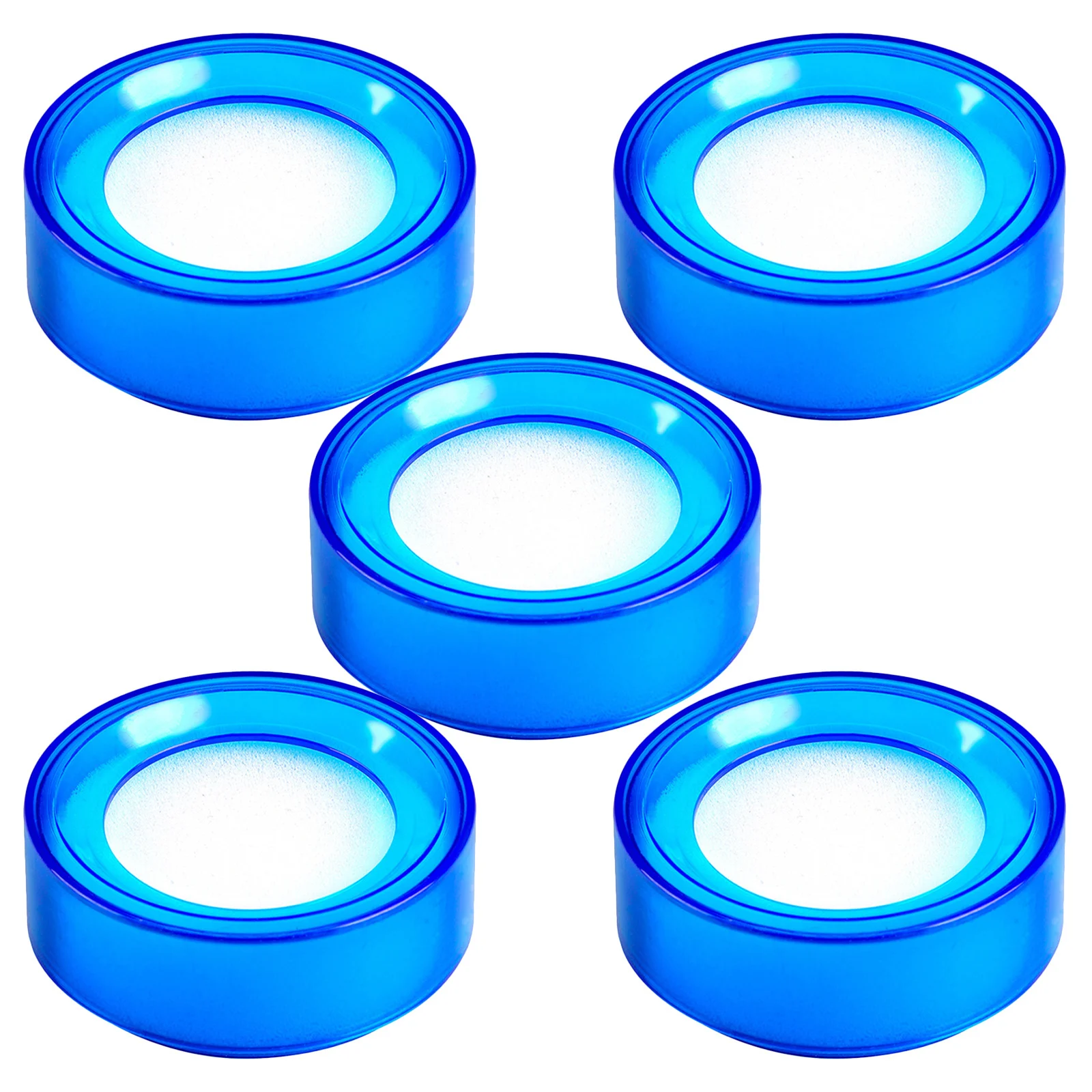 5pcs Finger Moistener For Counting Money: Quick Absorbing Sponge Damper Pad For Cash Handling Bank Office Use Office Supplies