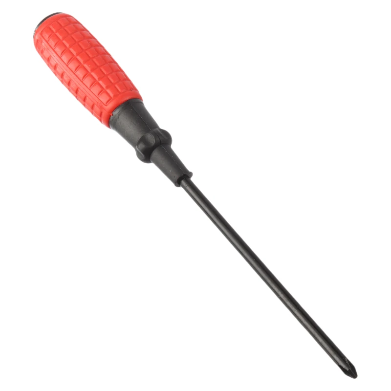 Rubber-coated Anti-slip Handle One-word screwdriver Strong Magnetic Steel Screwdriver 5 Inch
