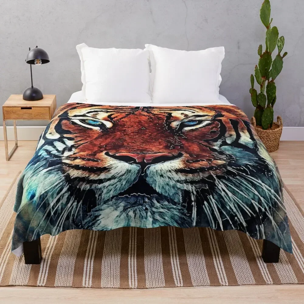 

Tiger spirit #tiger Throw Blanket Versatile Cozy Throw Blanket for All Occasions