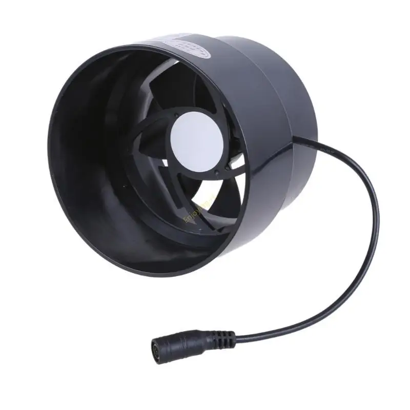 

12V Inline Blower Fan 97mm Ventilation Fan for Efficient Marine and Motorhome Ventilation with Low Noise Design