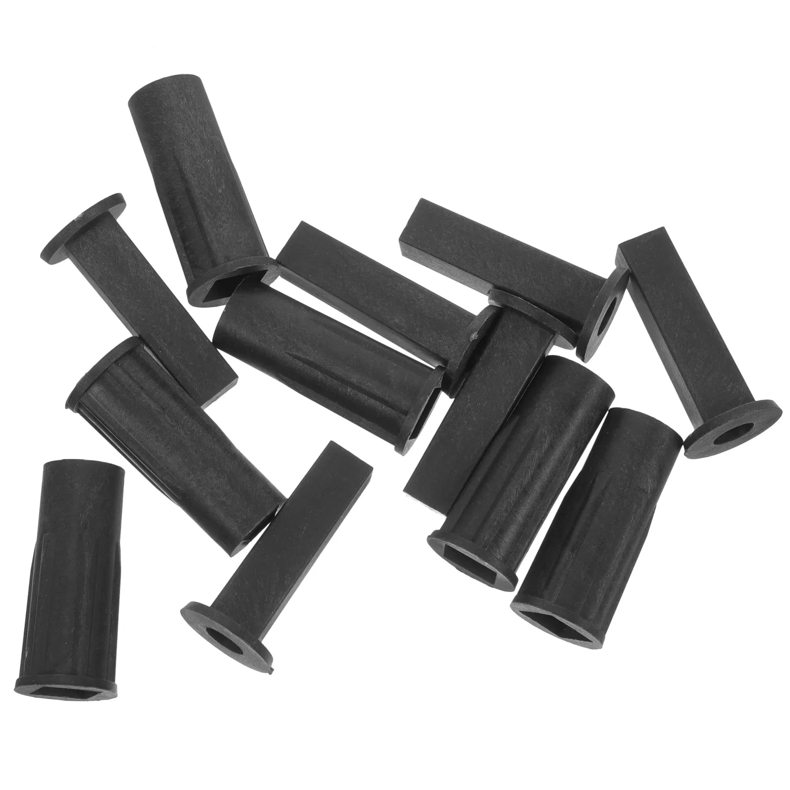 

6pcs Christmas Stand Black Plastic Xmas Holder For Mini Tree Decorations Stable Lightweight Base Diy Christmas Tree Fixing