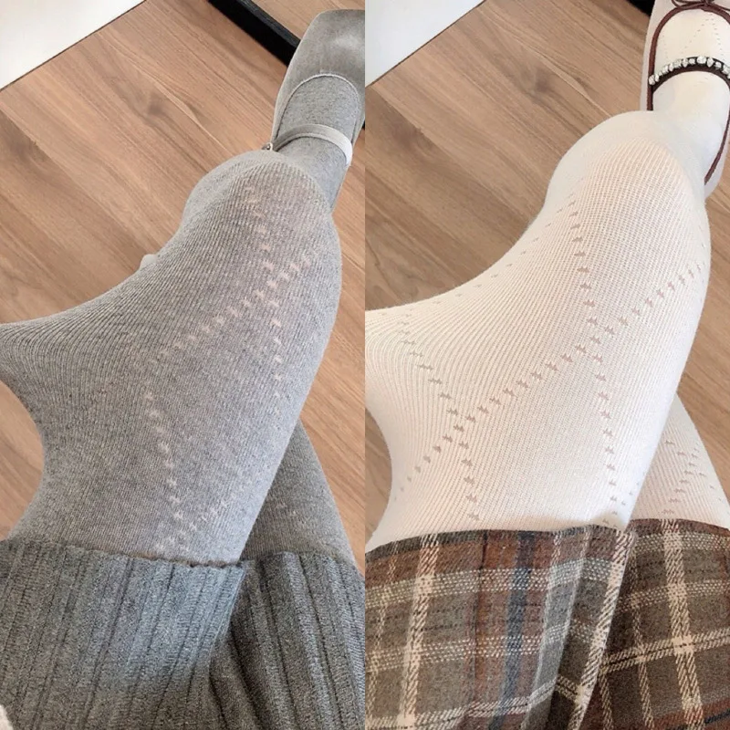 

Осень-зима теплые вязаные колготки для женщин сексуальные жаккардовые вязаные колготки ретро узкие леггинсы милые чулки в стиле Лолиты