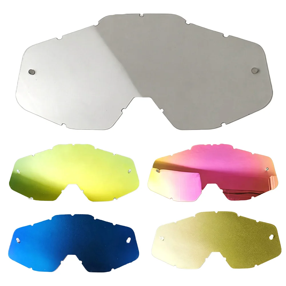 Replaceable Lens for ACC Motocross Goggles, 1/2/3PC Optional, Yellow, Blue, Clear, Lake Green and Other Colors