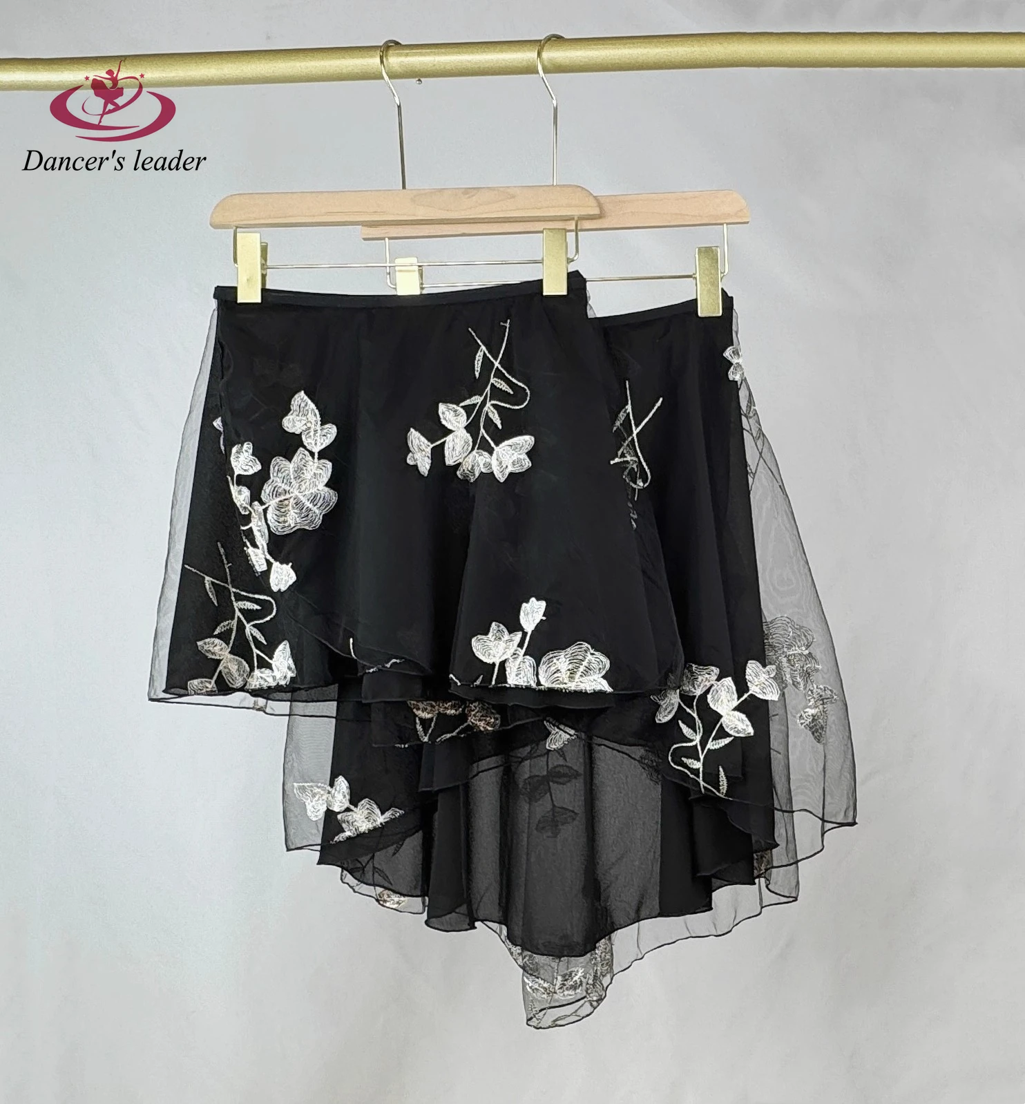 الباليه تنورة قصيرة الدانتيل زهرة التطريز المرأة الرقص الجمباز ممارسة تنورة الكبار الباليه تنورة غنائية