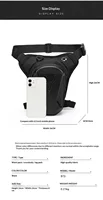 Motorcycle Leg Tank Bag Waterproof Waist Pack Crossbody Rider Biker Drop Thigh Motocross Moto Gear Men Women 2