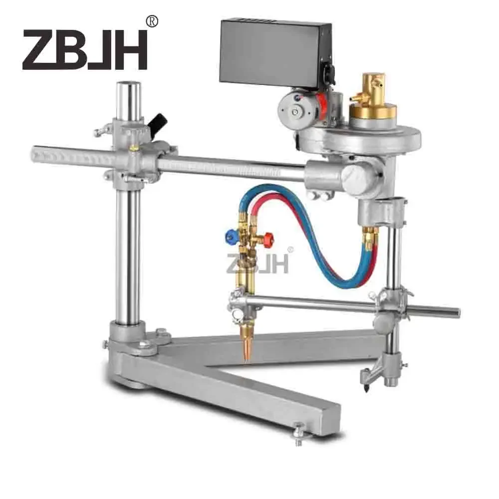 Circular gas Flame semi-automatic single head cutting machine for cutting Flange ring disc Wafer