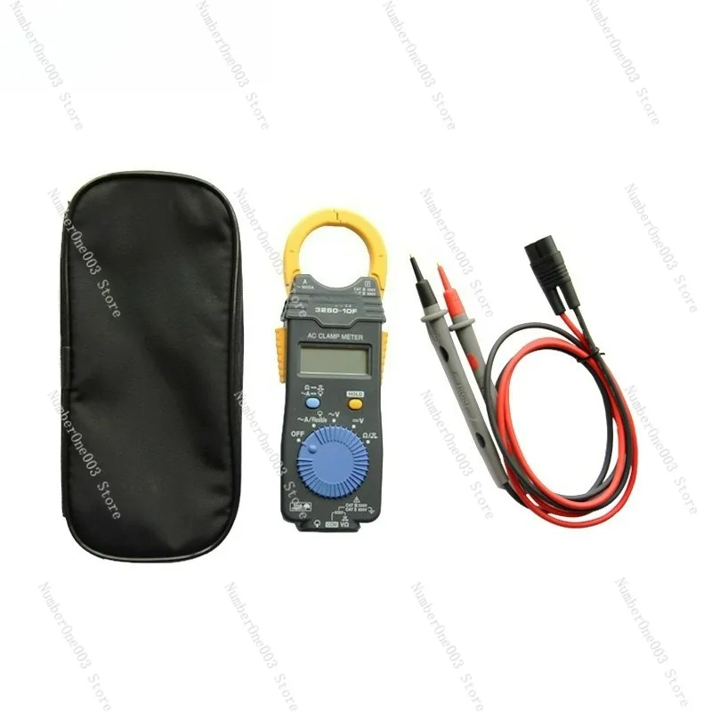 3280-10F 1000A AC/DC Digital Clamp Meter With Test Line, High Accuracy, Auto-Ranging, Backlit Display