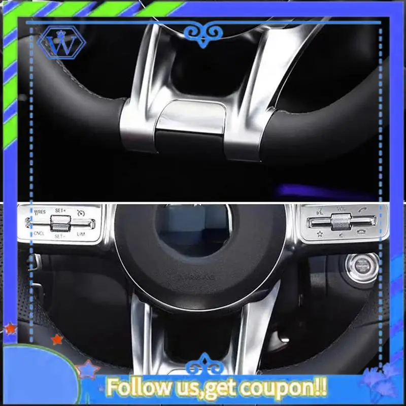 メルセデスベンツ A B C Eクラス W177 W247 W213 W205 CLA GLB AMG 2019-2021用 M46K ステアリングホイール下部トリムカバー