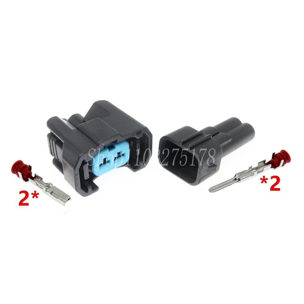 1 Set 2 Pin 6189-0533 1996-2002 Waterproof Auto Fuel Injector NH1 OBD2 Wire Socket Cable Connector for Honda Fit Accord