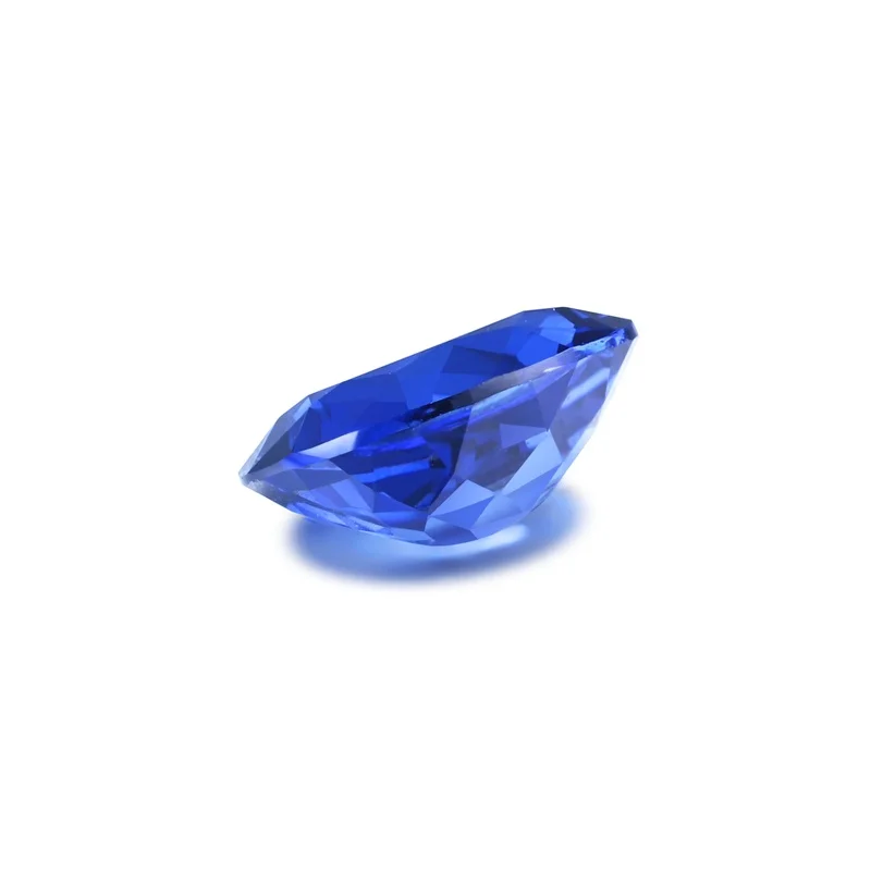 Lab Grown Sapphire Ring for Women 4CT Oval Cut Handmade Fine Jewelry with GRC Certificate Ethically Sourced Sustainable Luxury