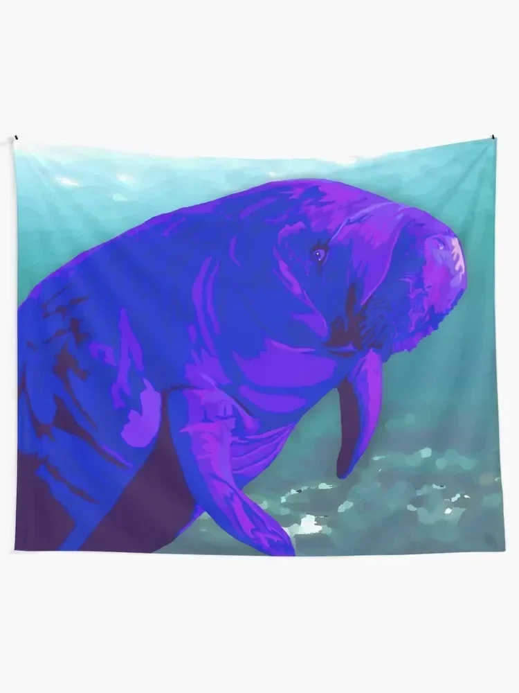 Manatee Art Tapestry Cute Room Decor Decorations For Room House Decoration Wall Coverings Tapestry