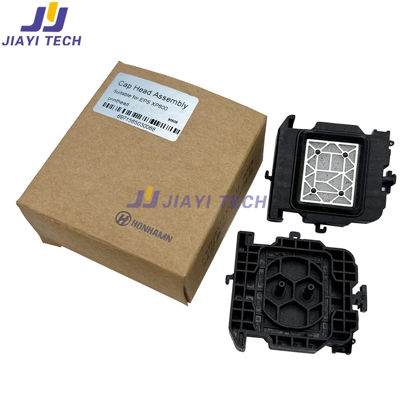 2Pcs Printhead For Epson XP600 TX800 Capping Station Eco-solvent UV Crystal Label Printer Capping Cap Top Assembly
