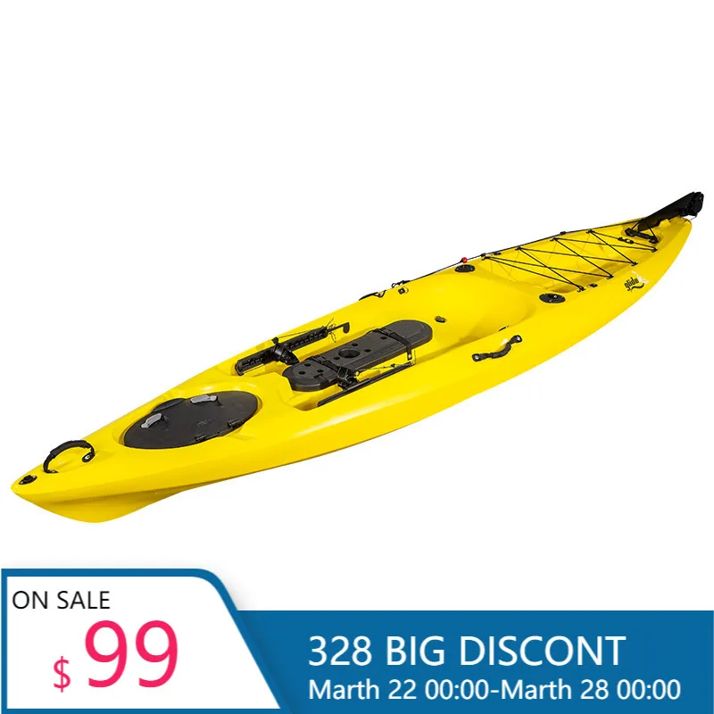 Dace Pro Angler 12ft Sit‑on‑Top Fishing Kayak With Rod Holder & Rudder System
