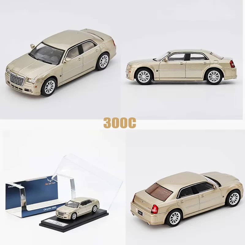 

DCT 1:64 Scale 300C Gold Alloy car model Adult Toys Ornament Souvenir Gift Static Display Collectibles desktop decoration